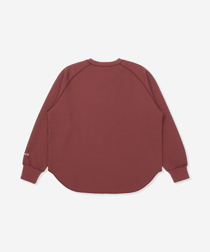 THERMAL LONG SLEEVE TEE レディース/ロンT/オーバーサイズフィット