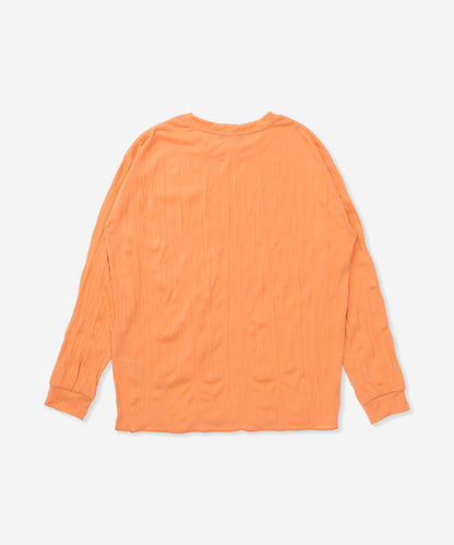 【NEW】クリンクルド ロングスリーブティー (レディース/ロンT)