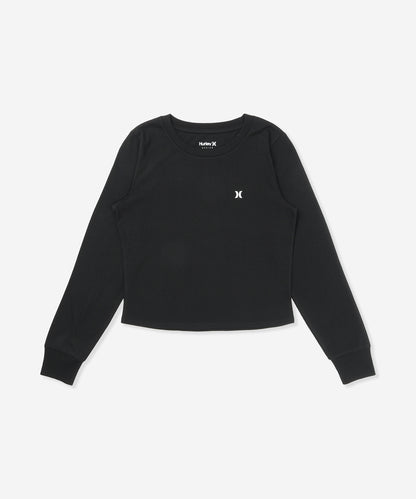 【NEW】シグネチャー ロゴ ロングスリーブ Tシャツ (レディース/ロンT/レギュラー)
