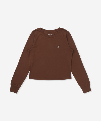 【NEW】シグネチャー ロゴ ロングスリーブ Tシャツ (レディース/ロンT/レギュラー)