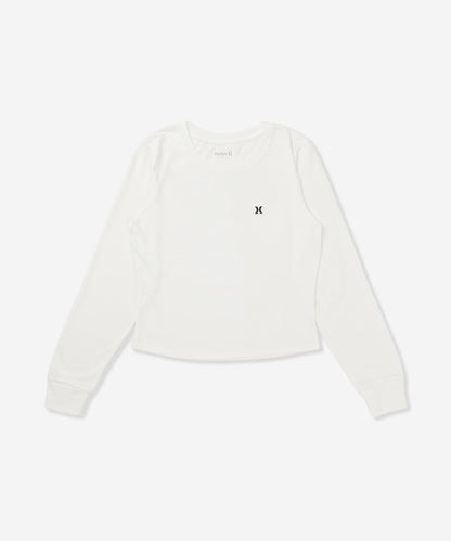 【NEW】シグネチャー ロゴ ロングスリーブ Tシャツ (レディース/ロンT/レギュラー)
