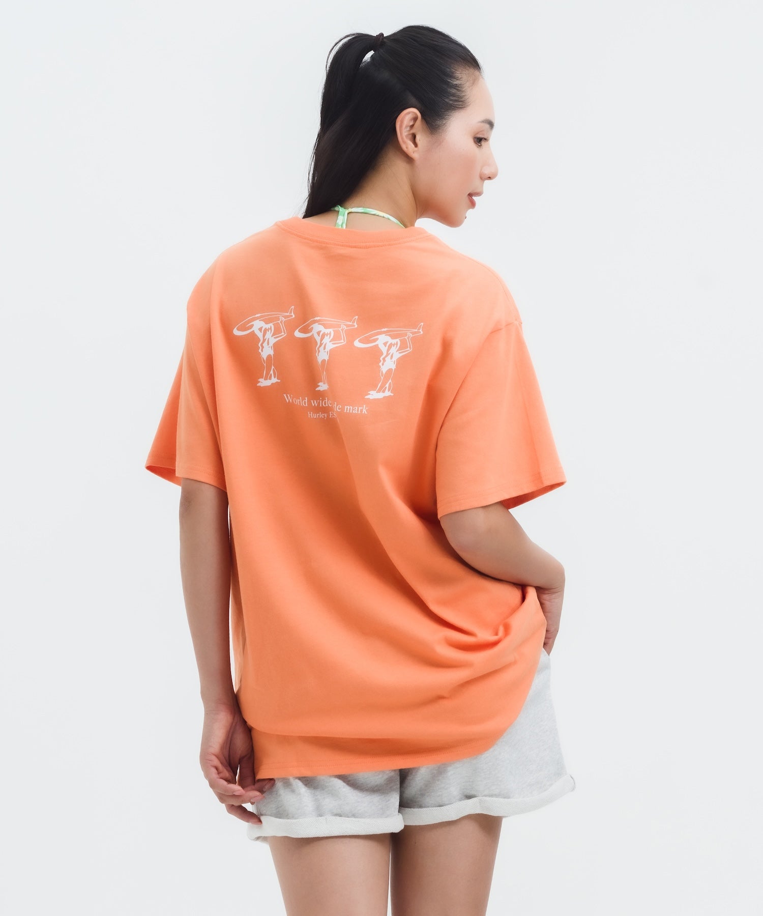 OVERSIZED GIRLS RIDER GRAPHIC SHORTSLEEVE TEE レディース/Tシャツ/オーバーサイズフィット