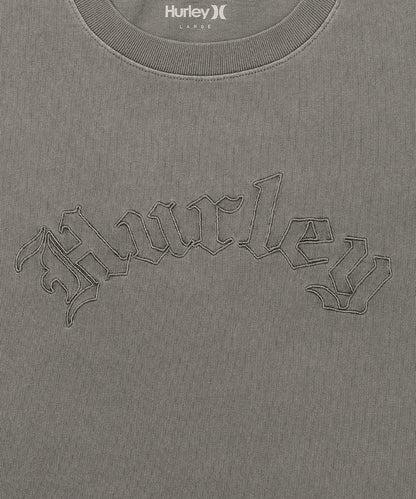 OVERSIZED EMBROIDERY OLDENGLISH LOGO CROPEDED SHORTSLEEVE TEE レディース/Tシャツ