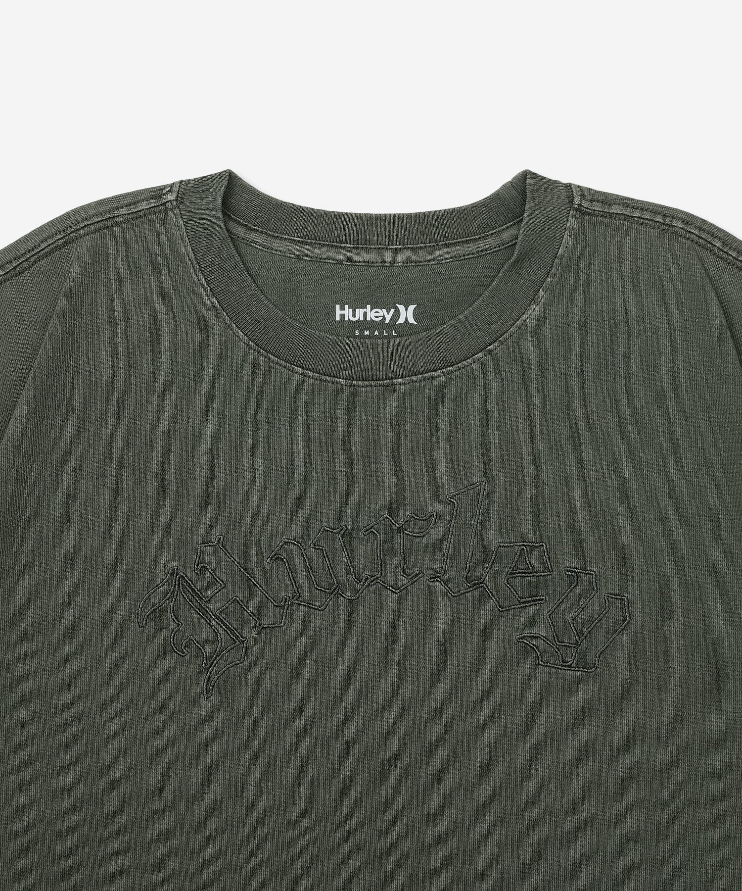 OVERSIZED EMBROIDERY OLDENGLISH LOGO CROPEDED SHORTSLEEVE TEE レディース/Tシャツ