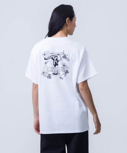 CALIFORNIA SURF GIRL SHORTSLEEVE TEE レディース/Tシャツ/オーバーサイズフィット