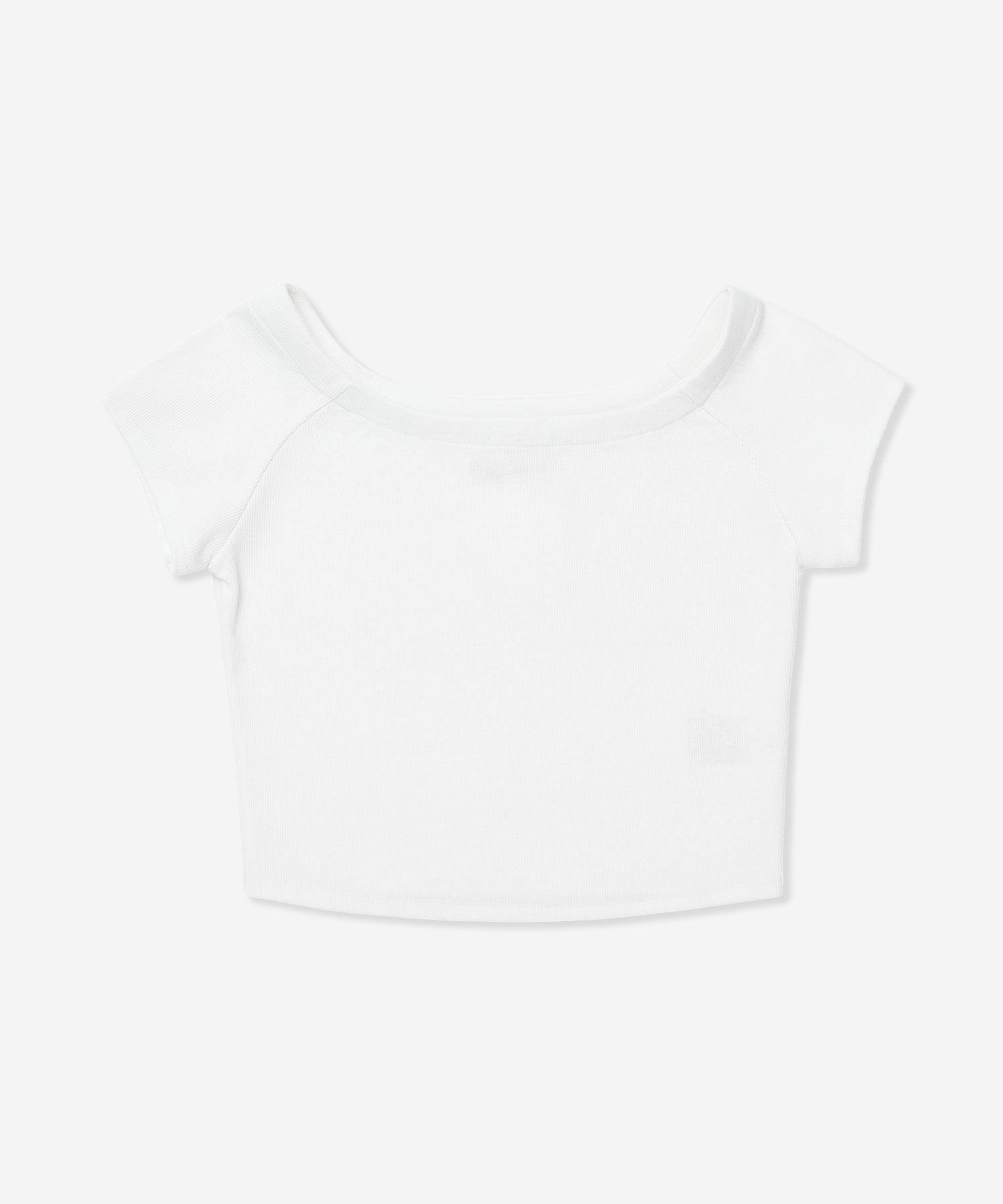 RIB OFF SHOULDER TEE レディース/Tシャツ