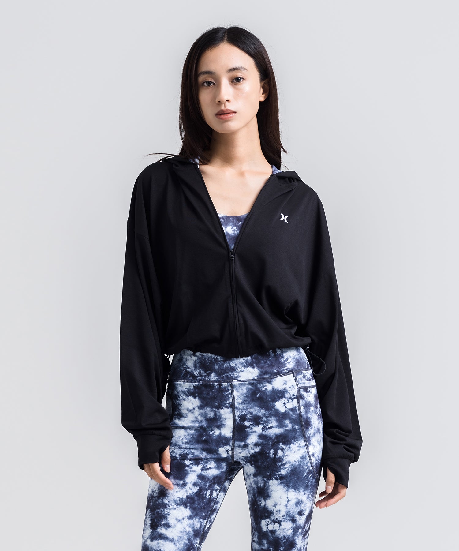 JACQUARD BAND DOLMAN HOODIE レディース/スウェット・フーディー