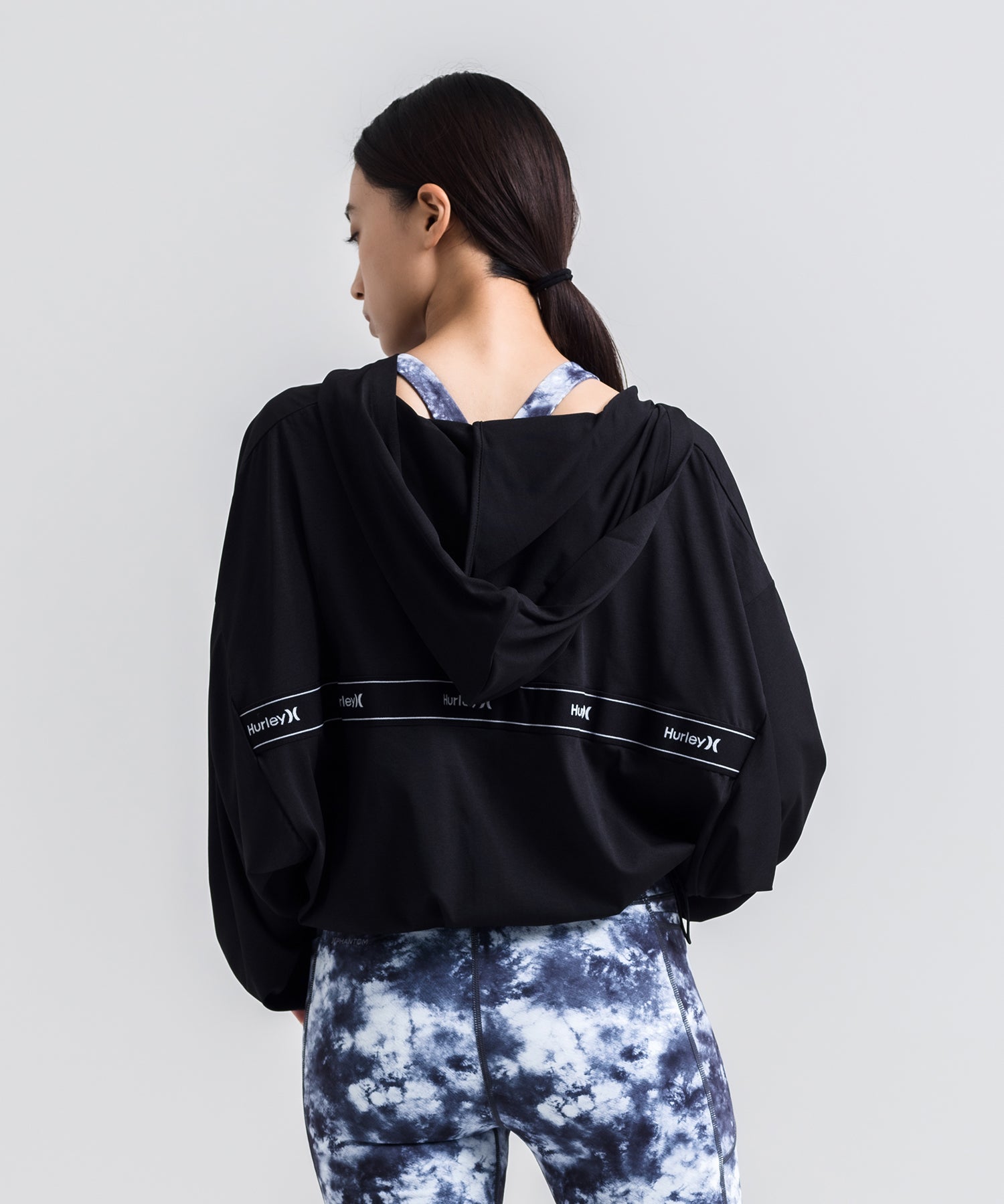 JACQUARD BAND DOLMAN HOODIE レディース/スウェット・フーディー