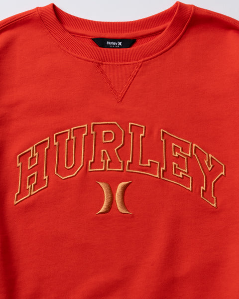 WOMENS TERRY ARCH LOGO CROPPED CREW レディース/スウェット