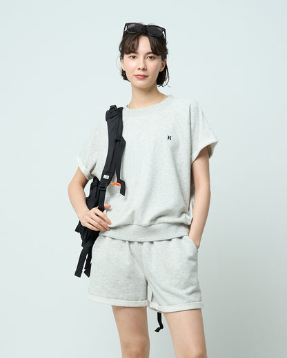 WOMENS TERRY ICON BACK OPEN SHORT SLEEVE レディース/Tシャツ