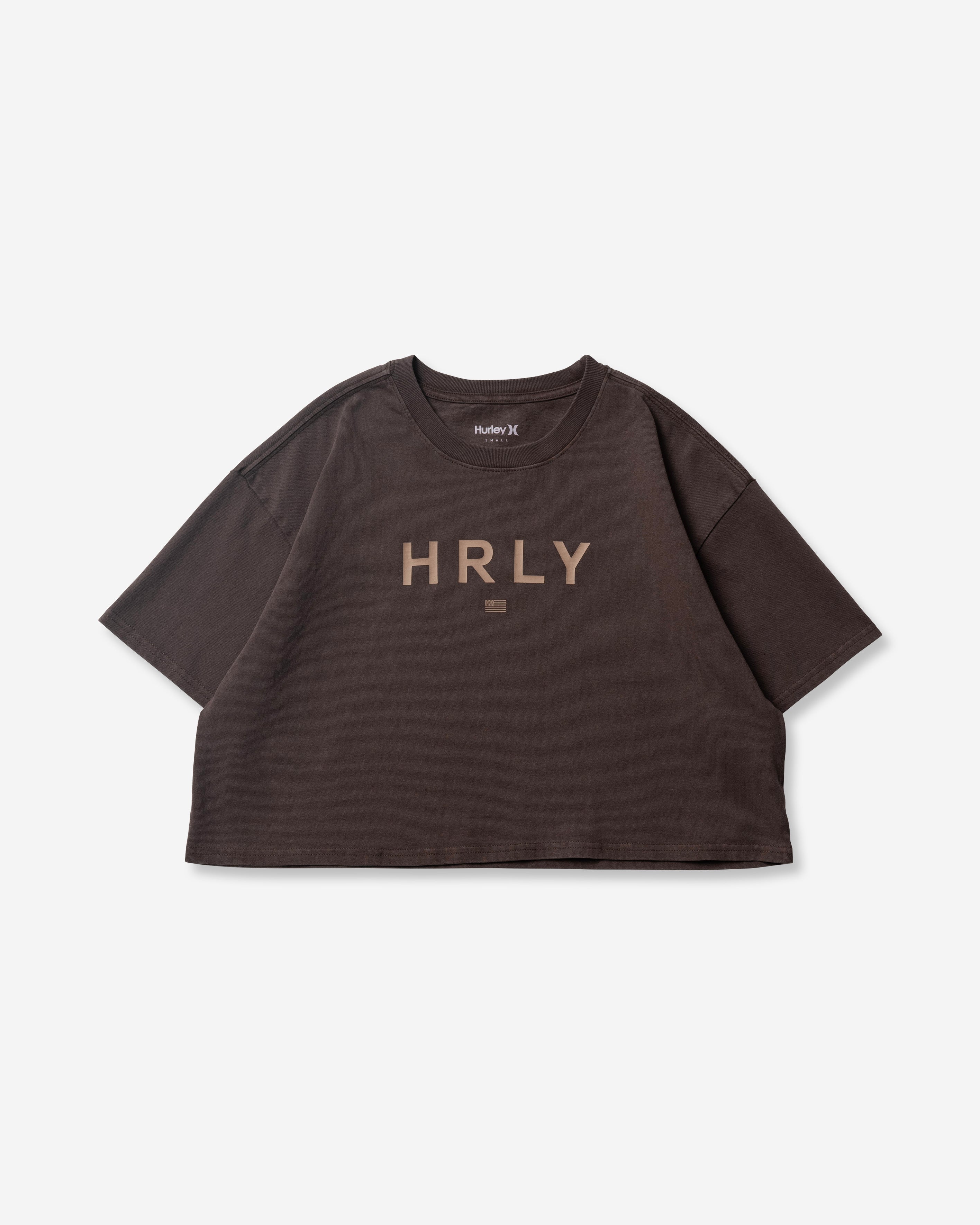 WOMENS HURLEY CROP SHORT SLEEVE TEE レディース/Tシャツ