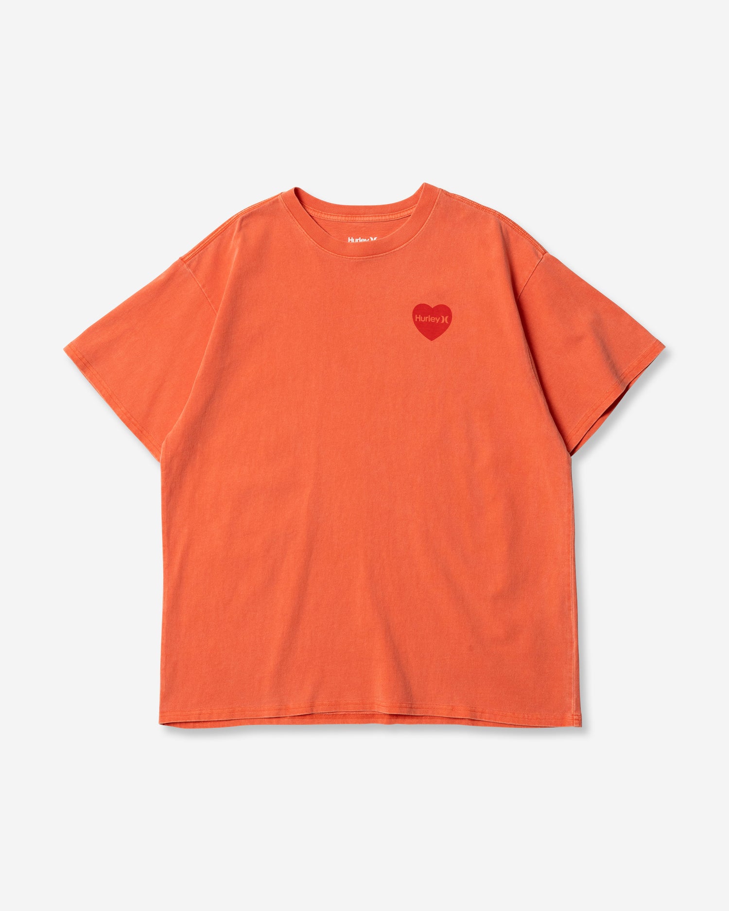 WOMENS OVERSIZED HEART AND STRIPE SHORT SLEEVE TEE レディース/Tシャツ