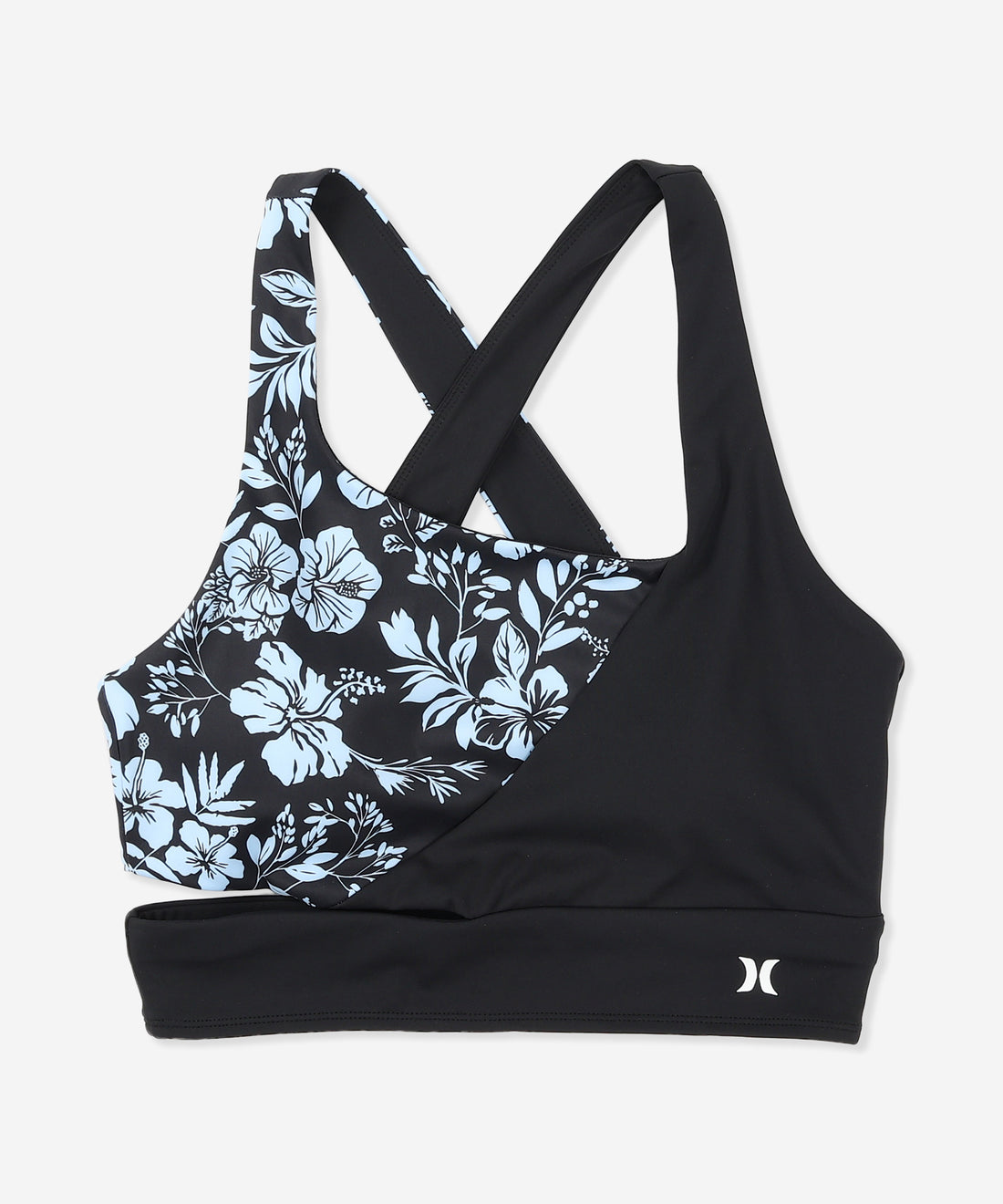 【NEW】アシンメトリー オーバーラップ トップス (レディース/水着)