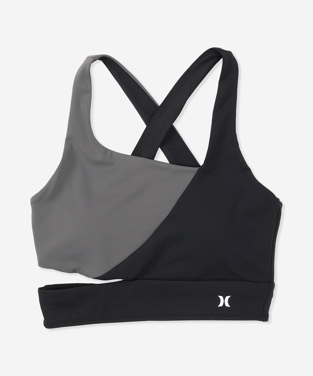 【NEW】アシンメトリー オーバーラップ トップス (レディース/水着)