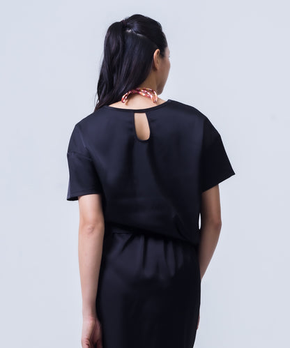 SIDE RIBBON SHORTSLEEVE TEE レディース/Tシャツ