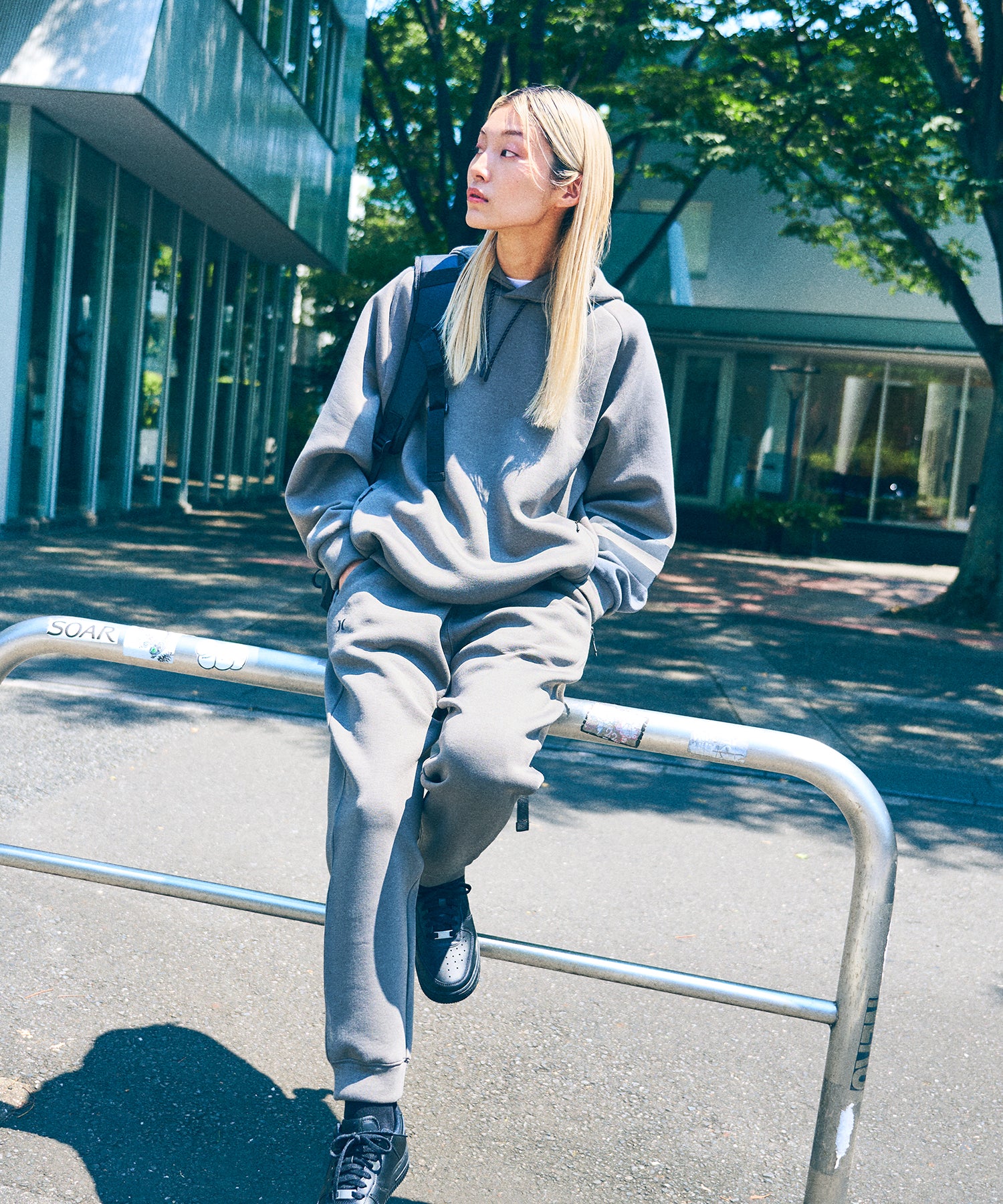 MENS PHANTOM SWEAT BLOCK PARTY HOODIE 2.0 メンズ/フリース・フーディー