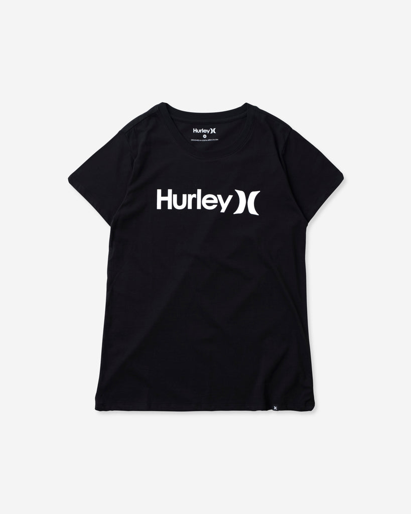 宮城の古着屋さん_HurleyHurley x　Tシャツ　半袖　プリント　ボタニカル　レディース