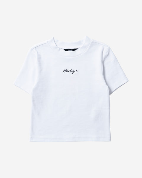 WOMENS RIB KNIT SHORT SLEEVE  レディース/Tシャツ