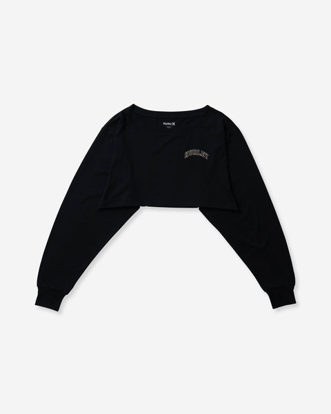 WOMENS OFFSHOULDER CROP LONGSLEEVE TEE 【水陸両用】レディース/トレーニング・Tシャツ